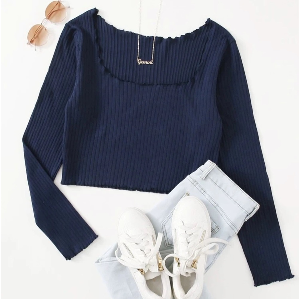 Long Sleeve Crop top bundle- Size 1XL